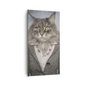 Quadro su tela - Stampe su Tela - Le pellicce sono nuovamente di moda - 65x120 cm