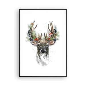 Poster in cornice nera - Nell'abito della festa - 70x100 cm