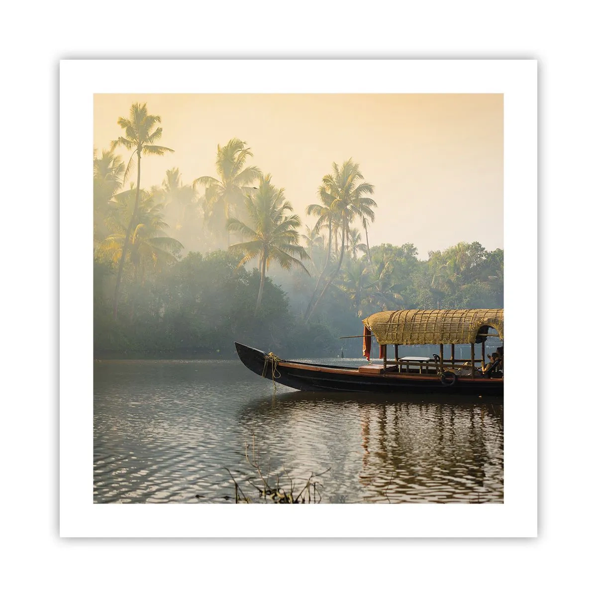 Poster - Casa sul fiume - 50x50 cm