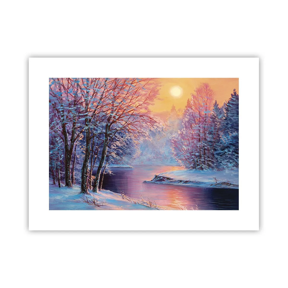 Poster - I colori dell'inverno - 40x30 cm