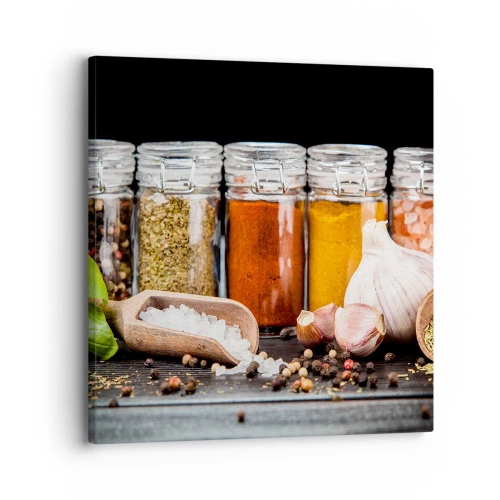Quadro su tela - Stampe su Tela - Perché la vita abbia sapore - 30x30 cm