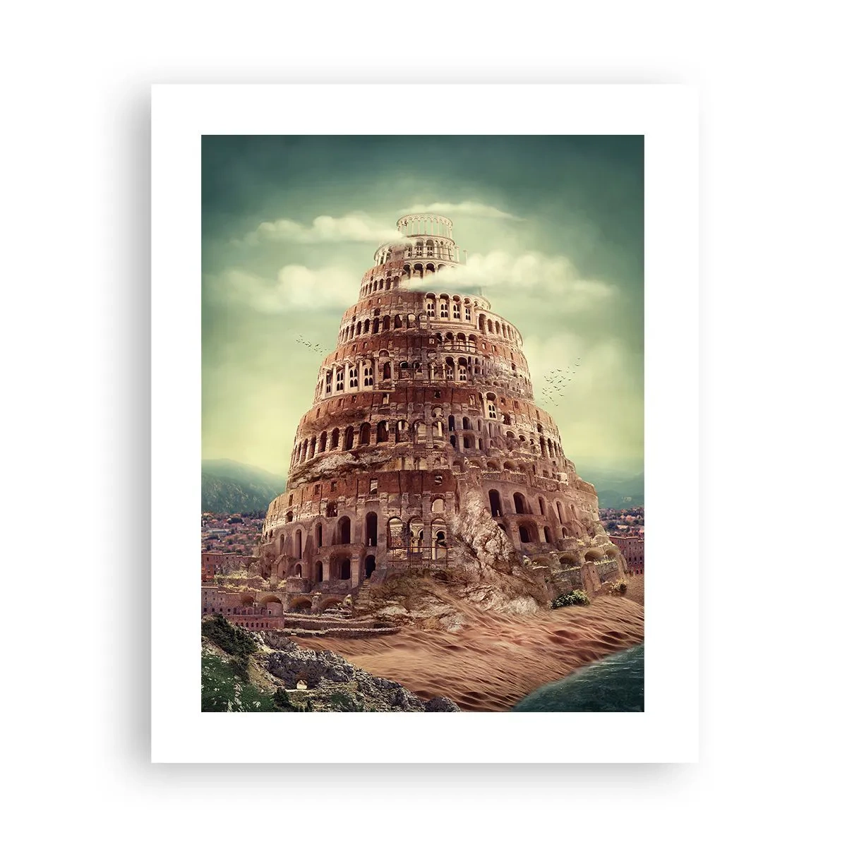 Poster - La torre di Babele - 40x50 cm