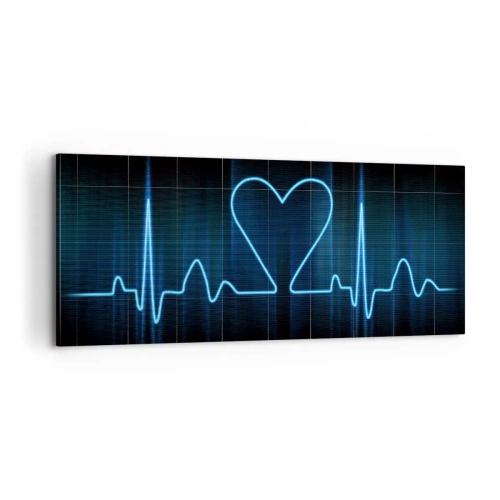 Quadro su tela - Stampe su Tela - Al ritmo del cuore - 100x40 cm