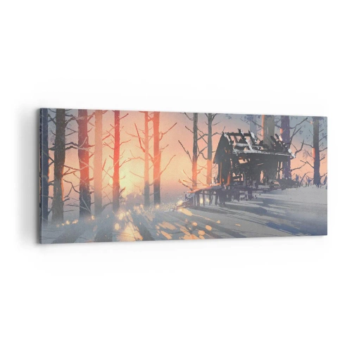 Quadro su tela - Stampe su Tela - Qui solamente il sole osserva - 100x40 cm