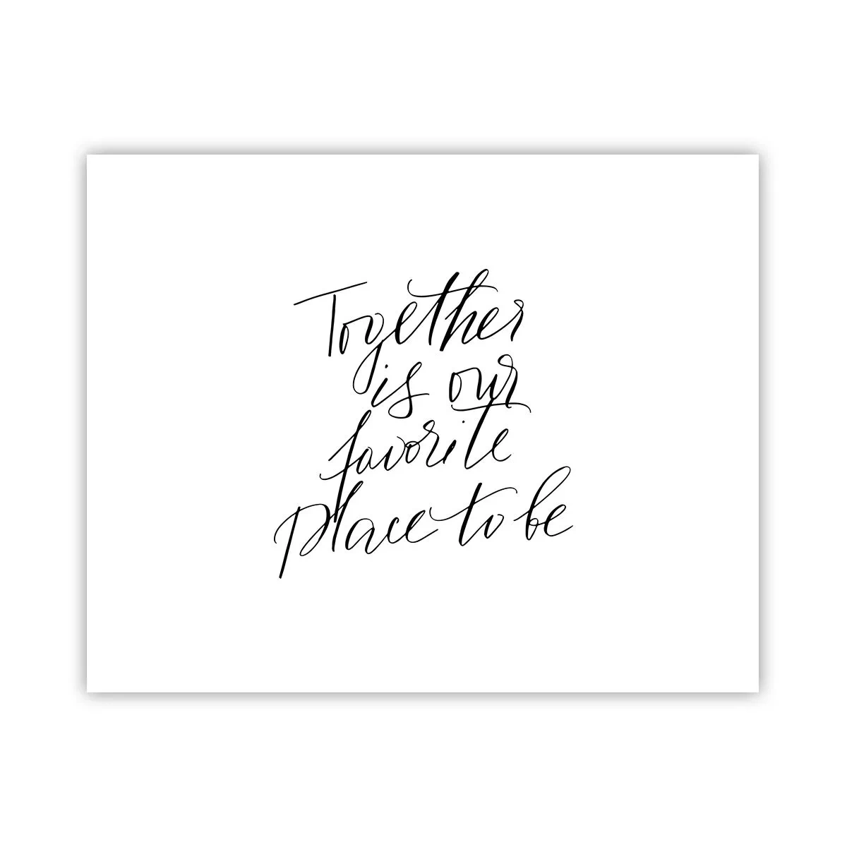 Poster - Anche tu lo senti? - 50x40 cm