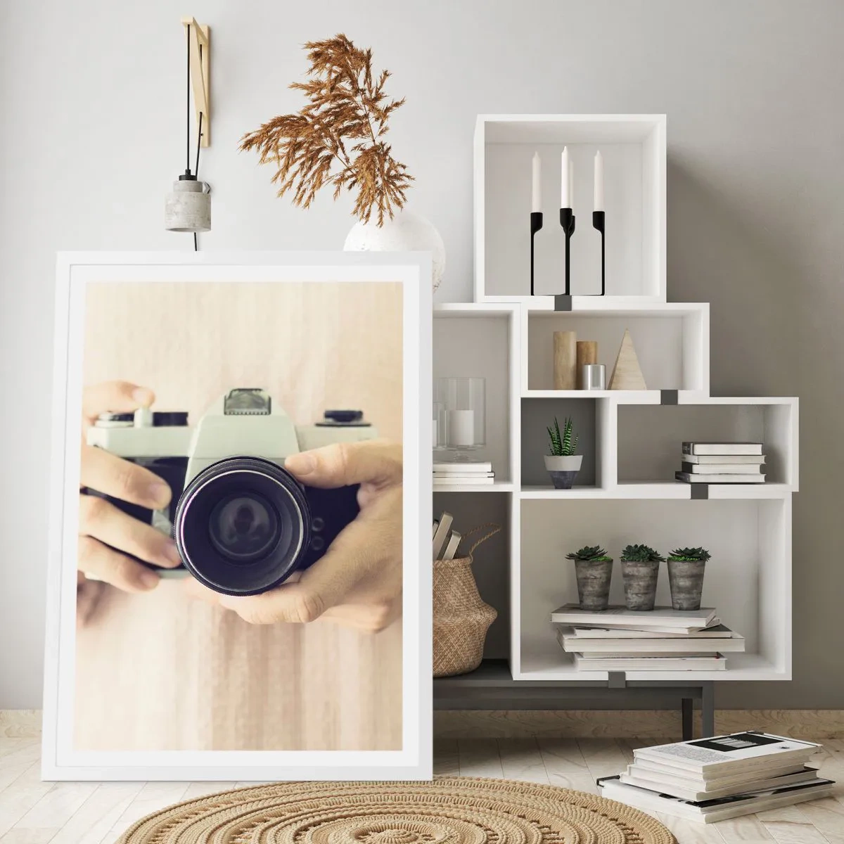 Poster in cornice bianca - Per vedere meglio... - 70x100 cm