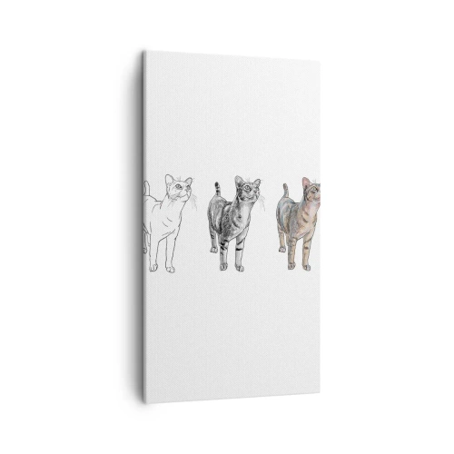 Quadro su tela - Stampe su Tela - Lezione di disegno - 45x80 cm