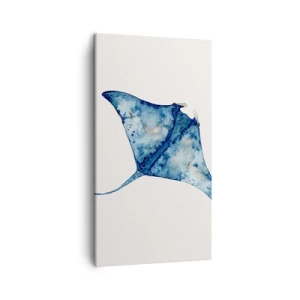 Quadro su tela - Stampe su Tela - Vita nel blu - 45x80 cm