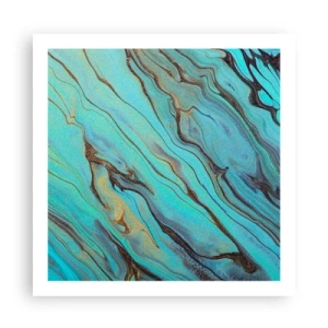 Poster - Marea turchese - 60x60 cm