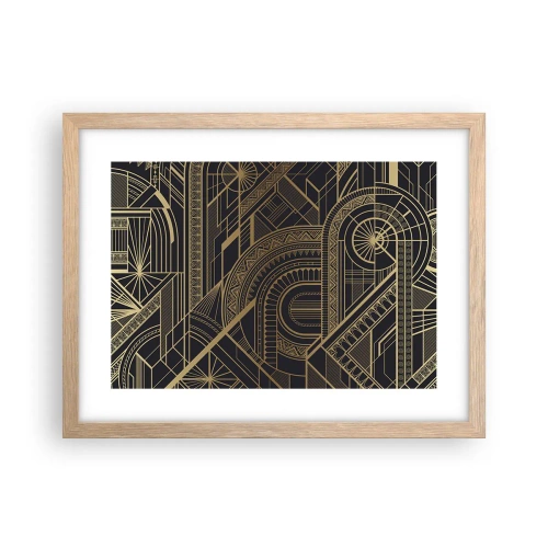 Poster in cornice rovere chiaro - Concetti, idee, progetti - 40x30 cm