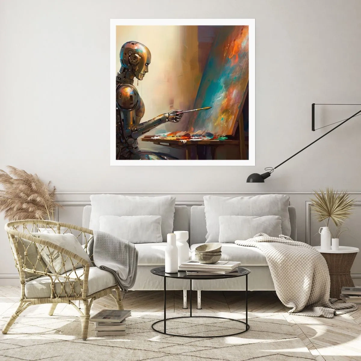 Poster - L'arte del futuro - 40x40 cm