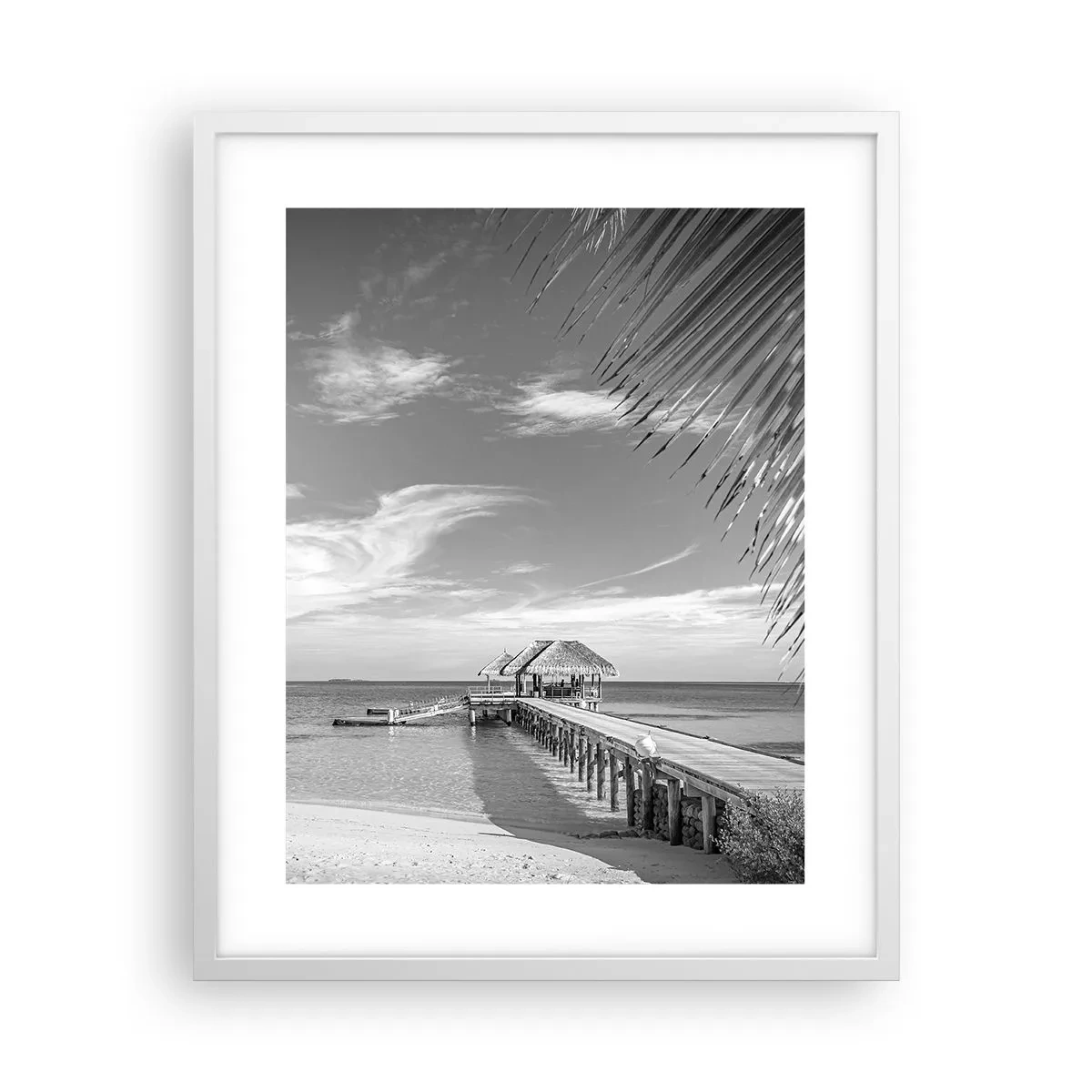 Poster in cornice bianca - Un ricordo o un sogno? - 40x50 cm