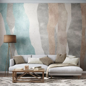 Fotomurali Premium Canvas - Studio di prossimità - Pastello, Minimalista, Linee - 300x210 cm