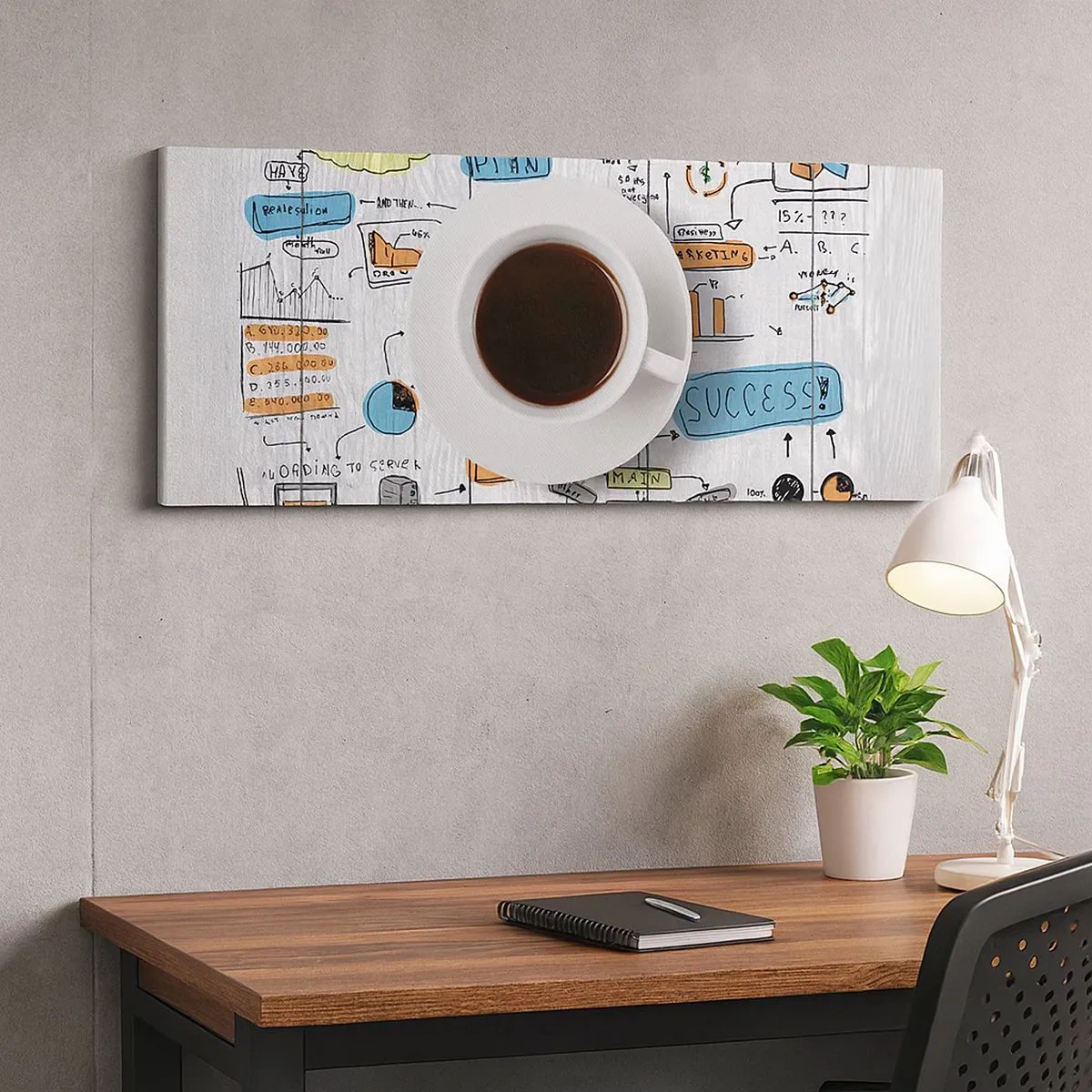 Quadro su tela - Stampe su Tela - Un momento di pausa - 100x40 cm