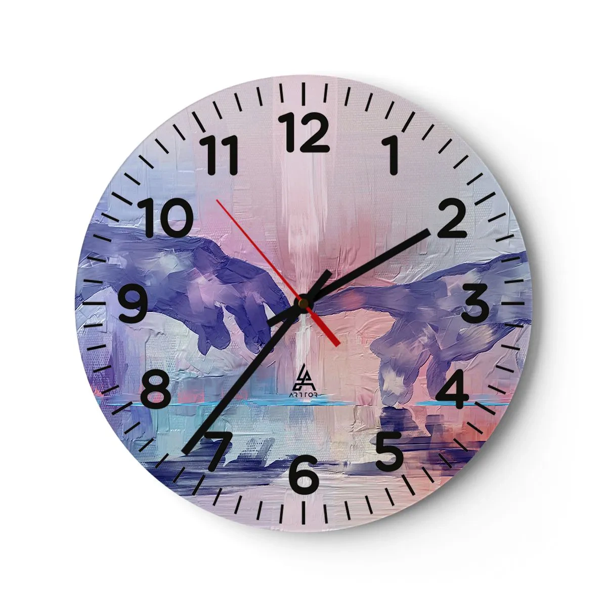 Orologio da parete - Orologio in Vetro - La scintilla divina della vita - 40x40 cm
