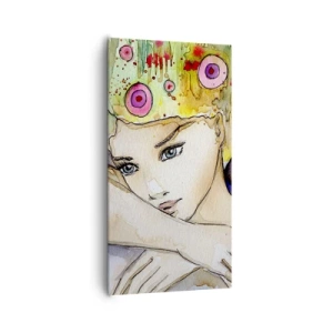 Quadro su tela - Stampe su Tela - La farfalla della principessa - 65x120 cm