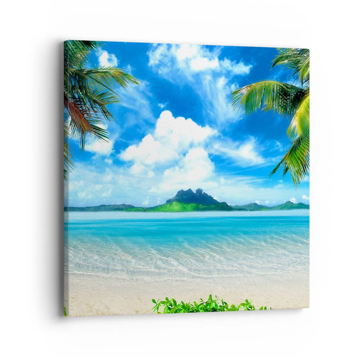 Quadro su tela - Stampe su Tela - L'azzurro dei tropici - 40x40 cm