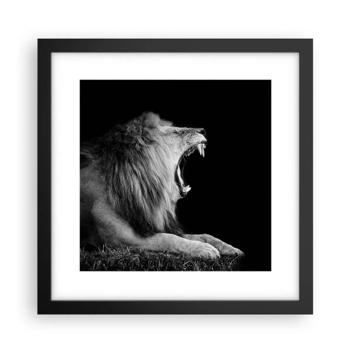 Poster in cornice nera - Senza alcun dubbio - 30x30 cm