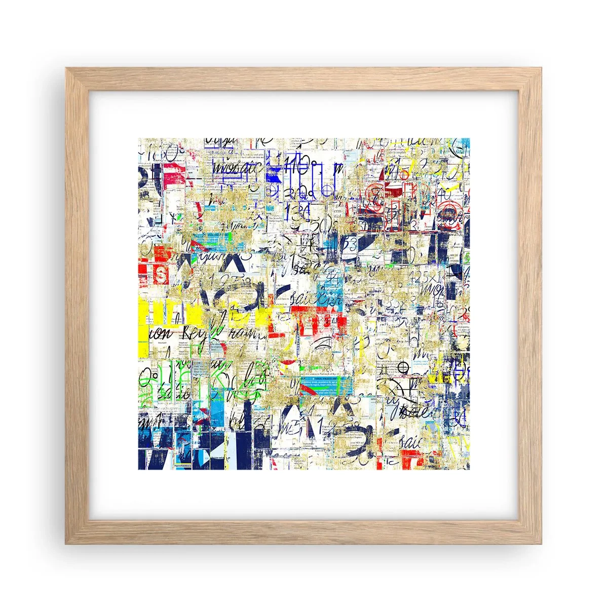 Poster in cornice rovere chiaro - Semplicemente bello da vedere - 30x30 cm