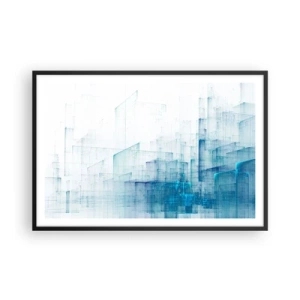 Poster in cornice nera - E lo spazio fu - 91x61 cm