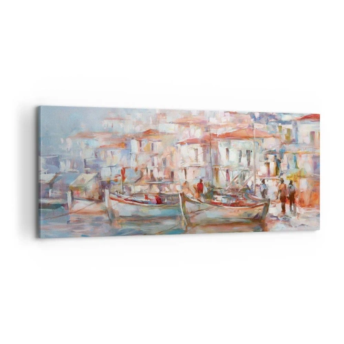 Quadro su tela - Stampe su Tela - Vacanze in pastello - 100x40 cm