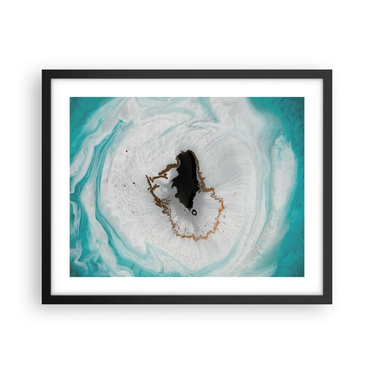 Poster in cornice nera - Penetrare all'interno - 50x40 cm