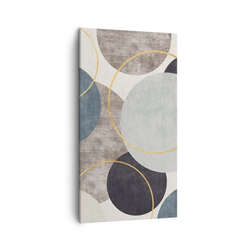 Quadro su tela - Stampe su Tela - Un cerchio dietro l'altro - 45x80 cm