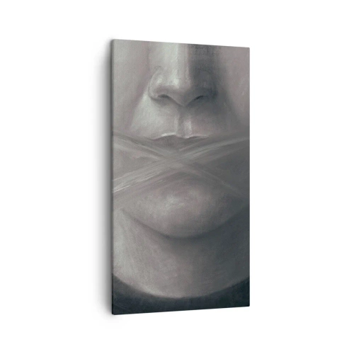 Quadro su tela - Stampe su Tela - Neanche una parola - 45x80 cm