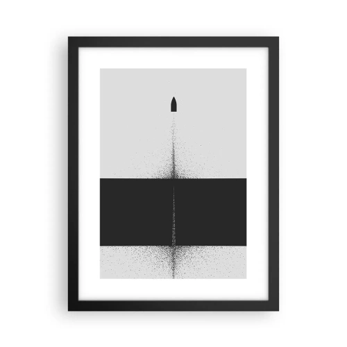 Poster in cornice nera - Dritto allo scopo - 30x40 cm