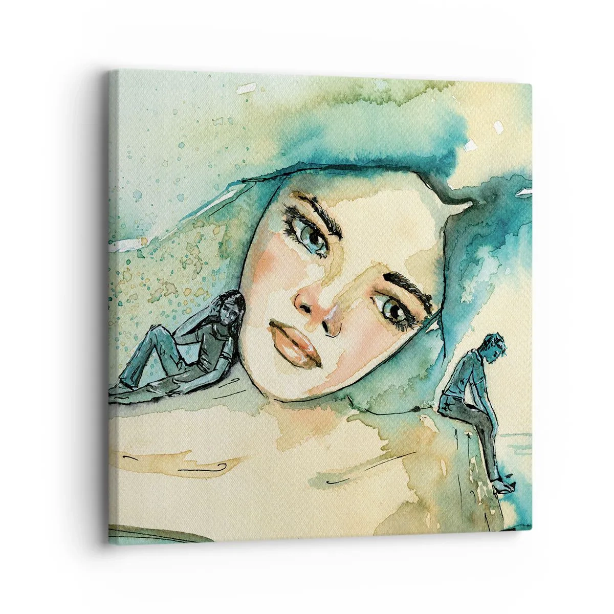 Quadro su tela - Stampe su Tela - Am I blue? - 30x30 cm