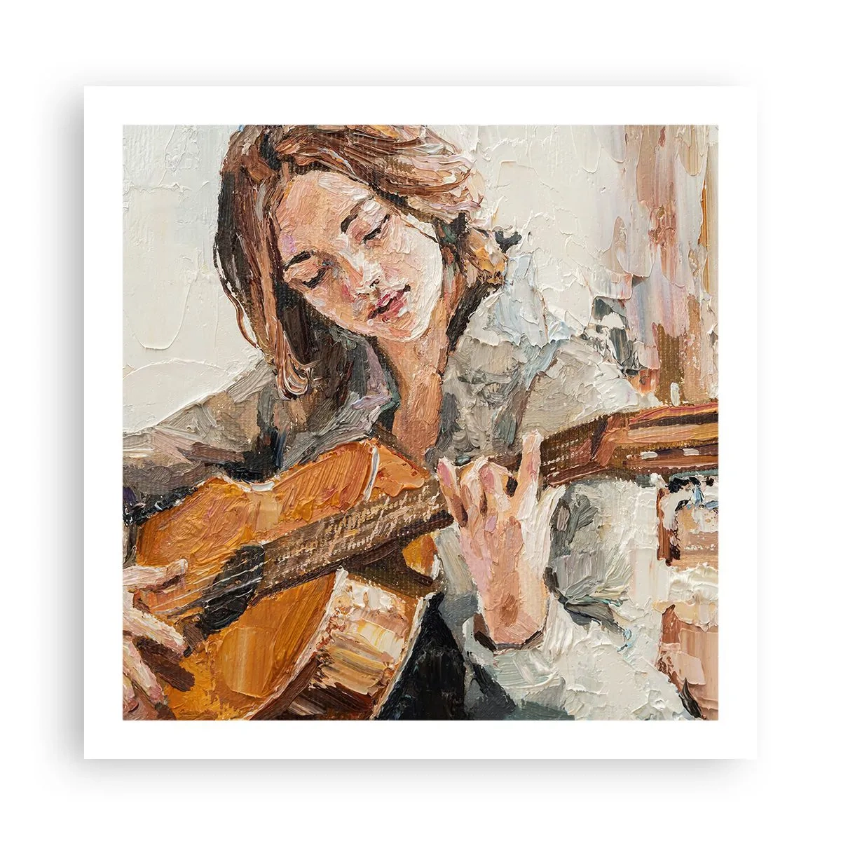 Poster - Concerto per chitarra e cuore di ragazza - 60x60 cm