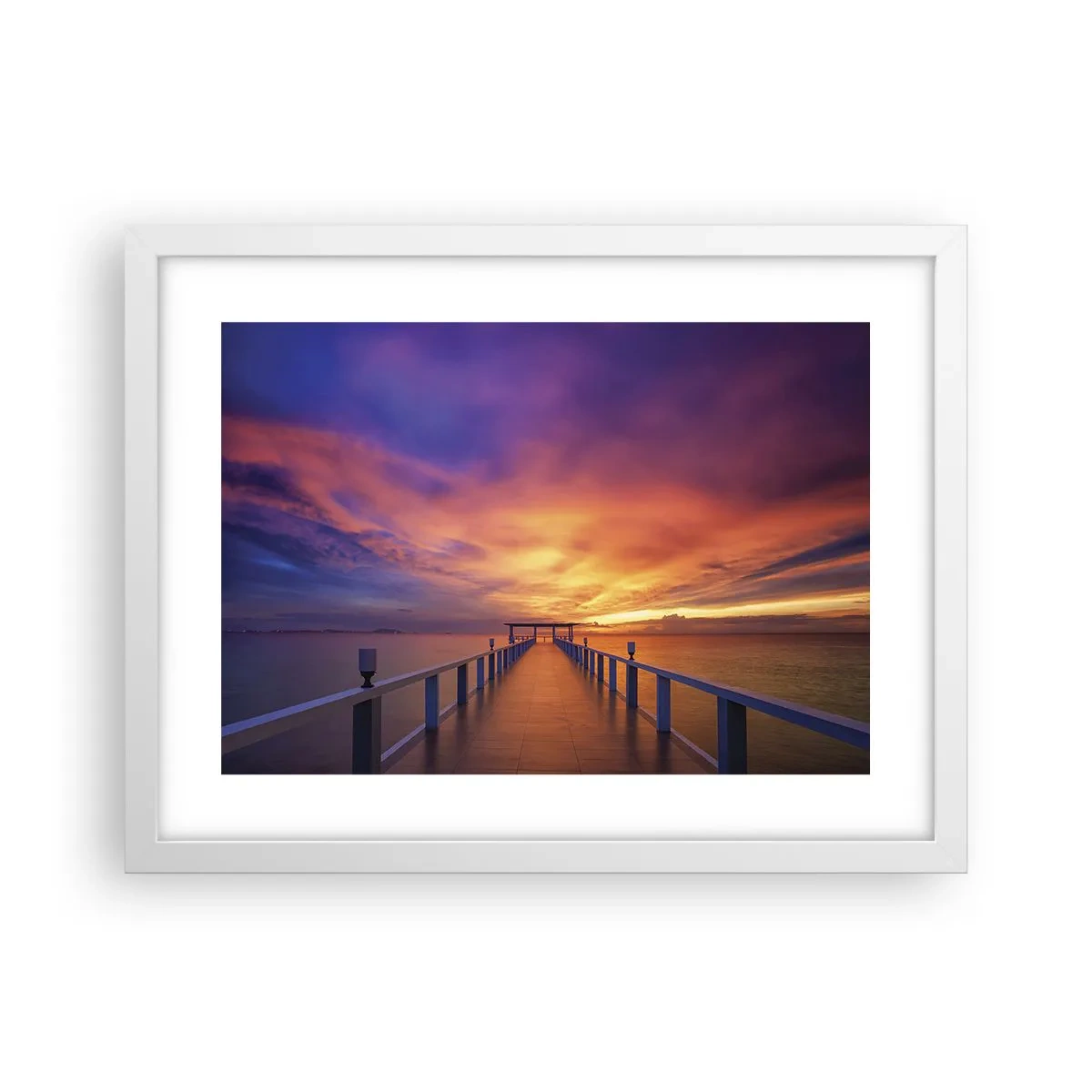 Poster in cornice bianca - Senza fine - 40x30 cm