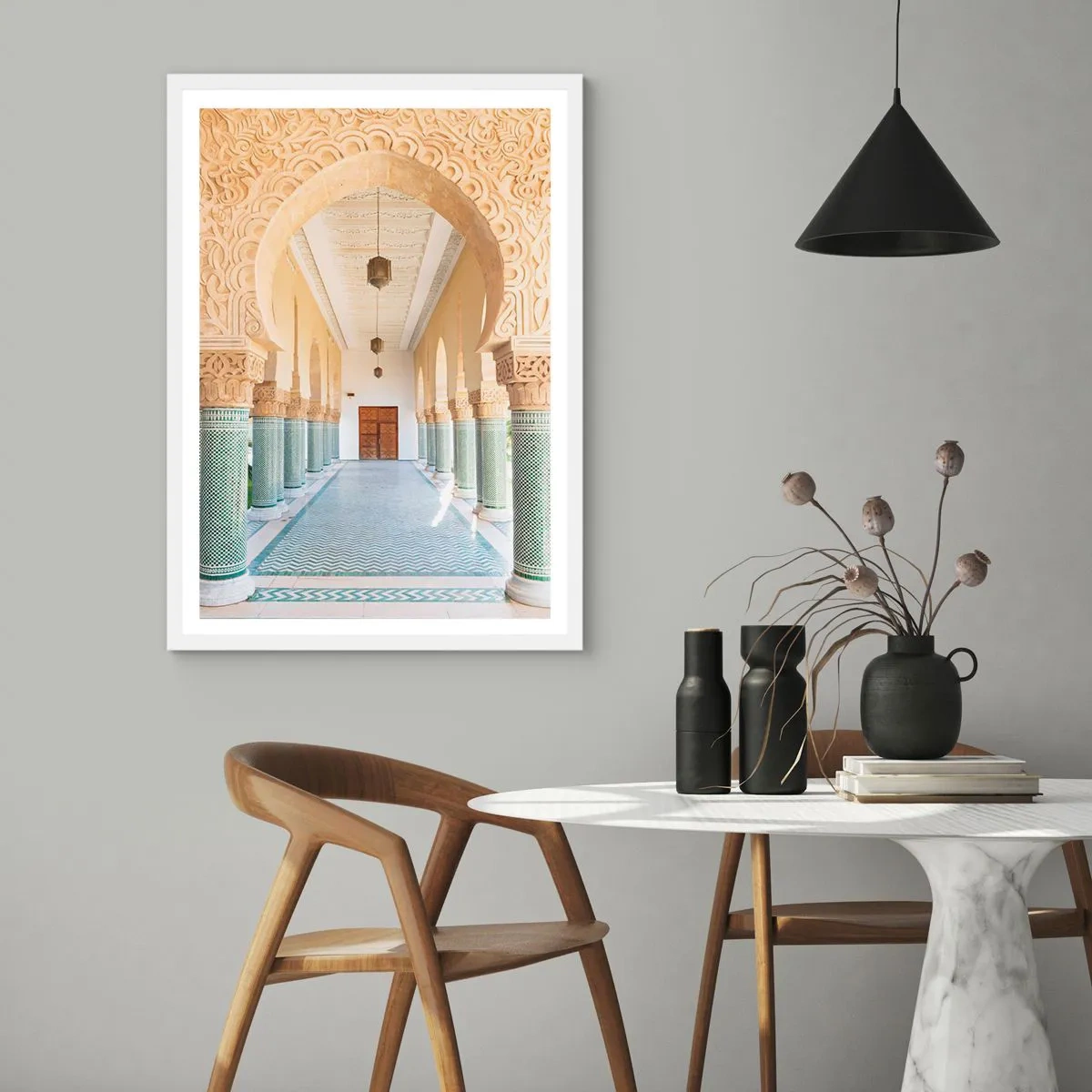 Poster in cornice bianca - Dai racconti di Sherazade - 70x100 cm
