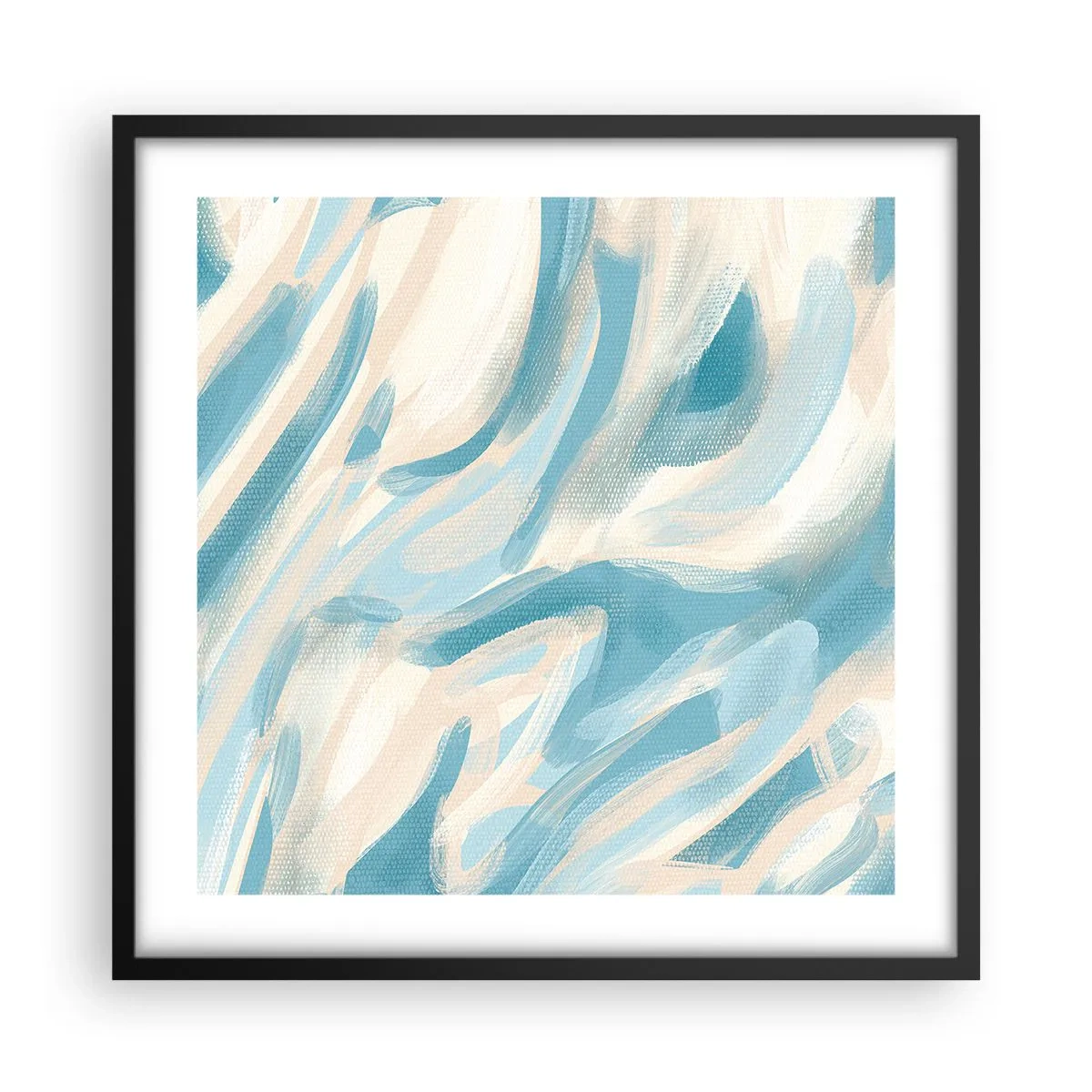 Poster in cornice nera - Brezze primaverili - 50x50 cm