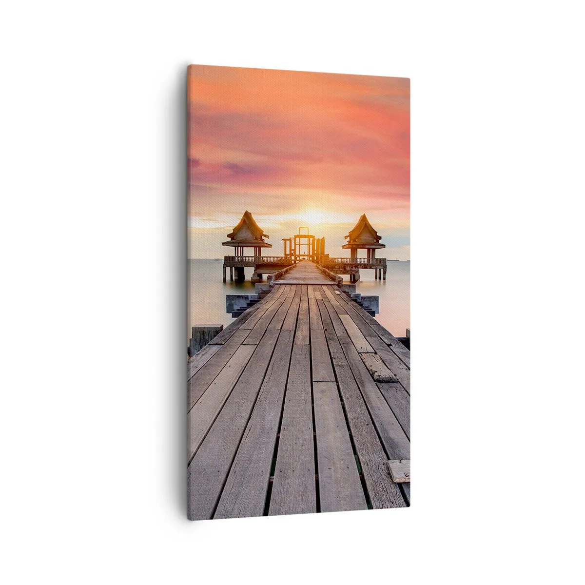 Quadro su tela - Stampe su Tela - Tramonto d'oriente - 55x100 cm