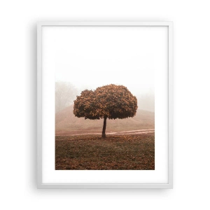 Poster in cornice bianca - Dopo un'estate laboriosa - 40x50 cm