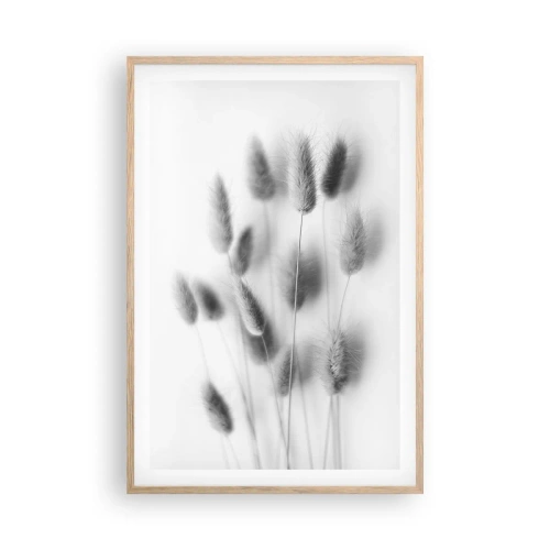 Poster in cornice rovere chiaro - Erba soffice - 61x91 cm