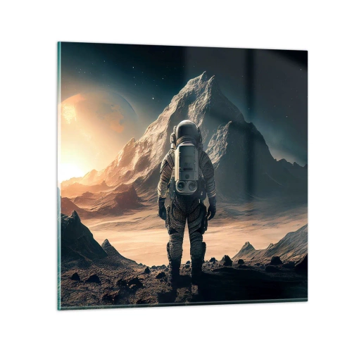 Quadro su vetro - Nuova sfida - 60x60 cm