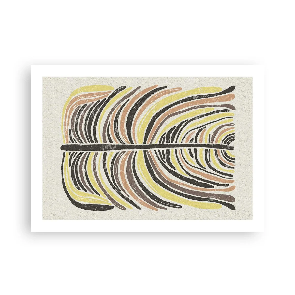 Poster - Astrazione piena di vita - 70x50 cm