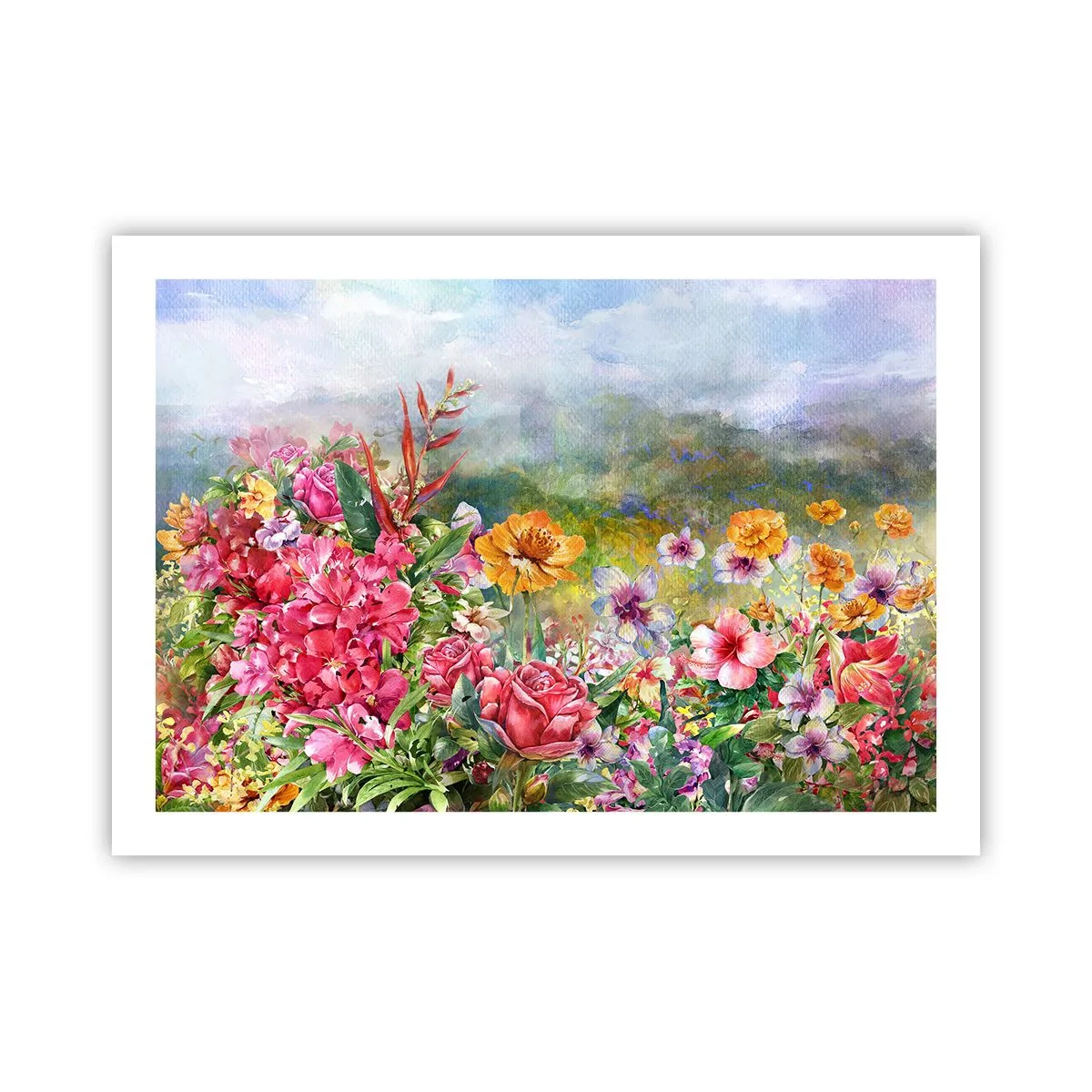 Poster - Il giardino impazzito - 70x50 cm