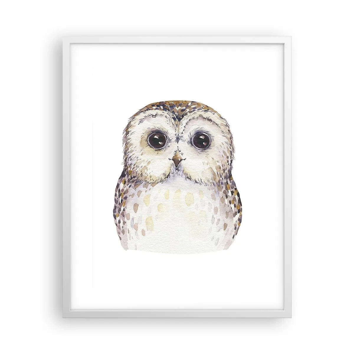 Poster in cornice bianca - Guardami negli occhi - 40x50 cm