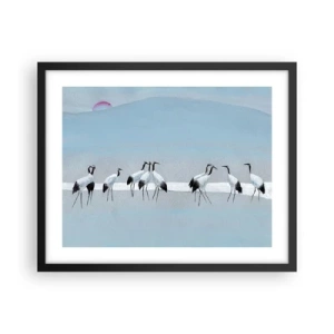 Poster in cornice nera - Dopo un giorno rovente - 50x40 cm