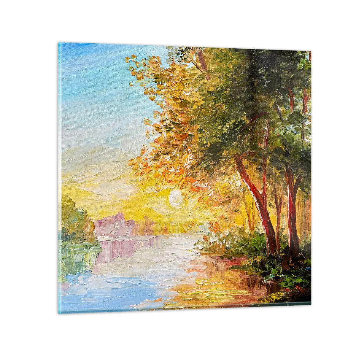 Quadro su vetro - Et in Arcadia ego - 40x40 cm