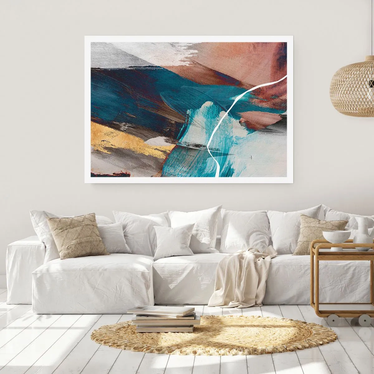 Poster - Con forza ed energia - 70x50 cm