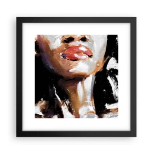 Poster in cornice nera - Orgoglio senza pregiudizio - 30x30 cm