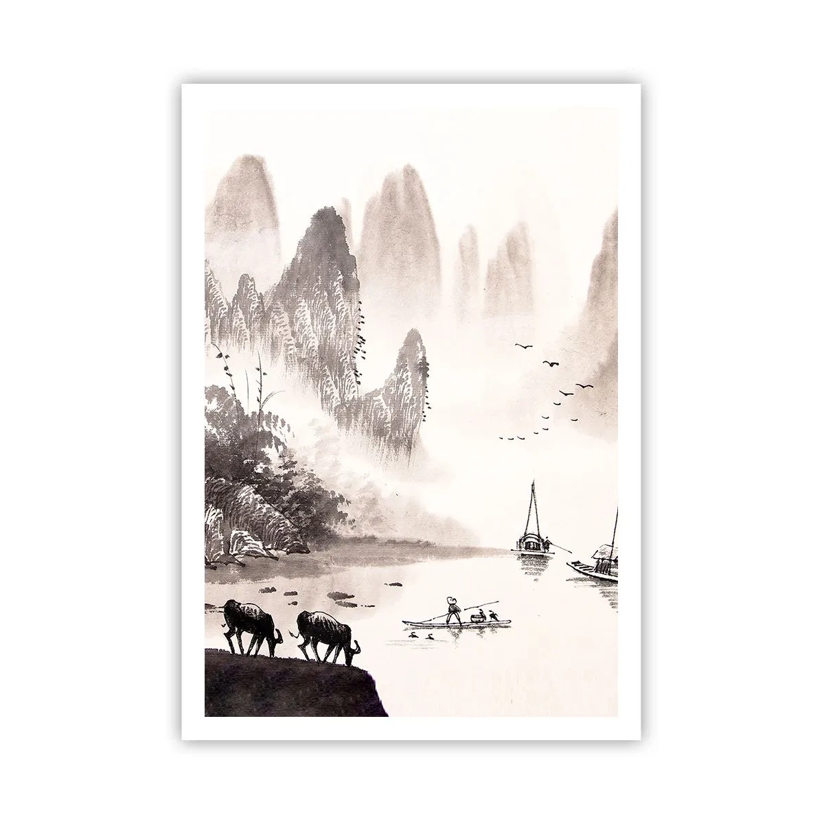 Poster - L'esotica quotidianità dell'Oriente - 70x100 cm