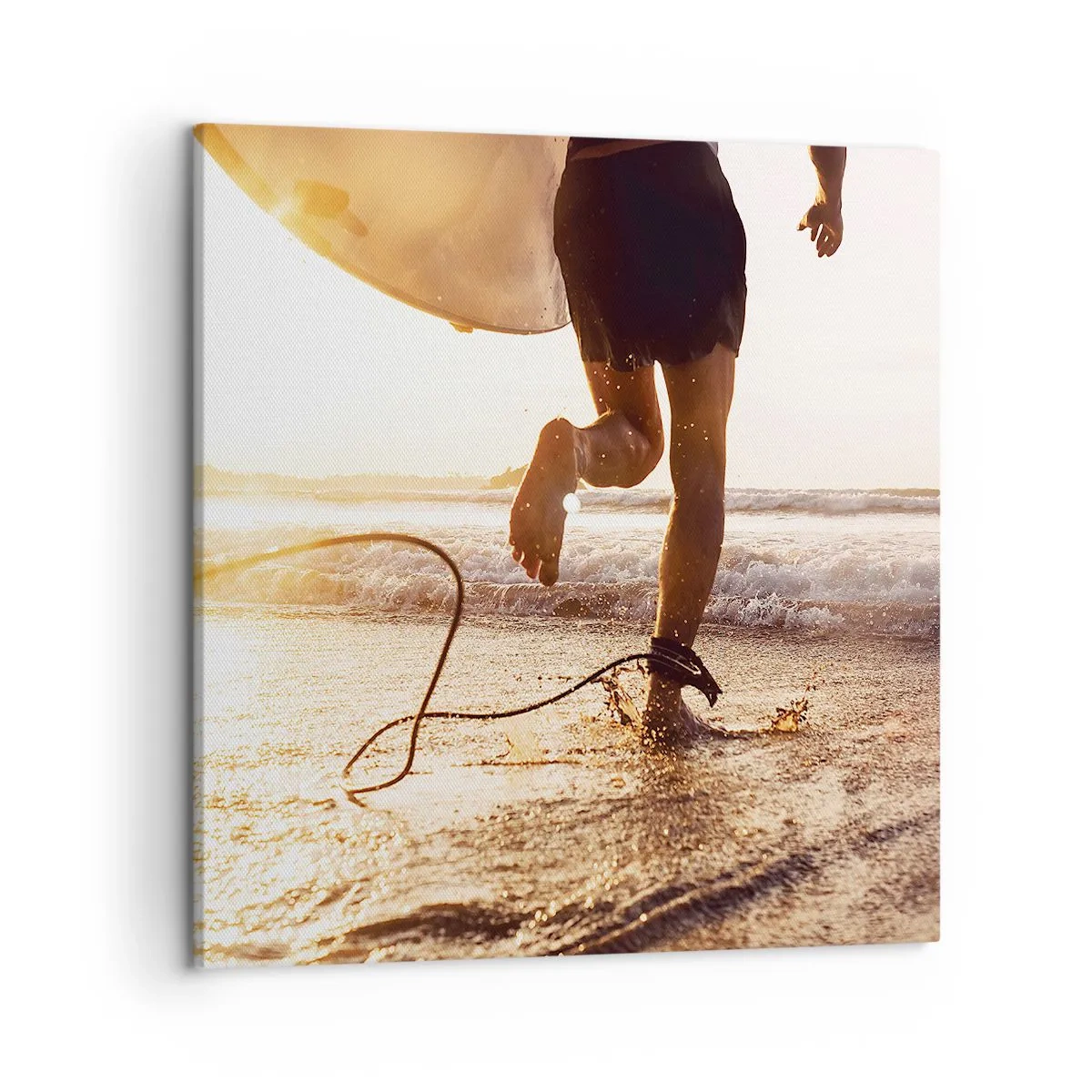 Quadro su tela - Stampe su Tela - L'incontro delle onde - 50x50 cm