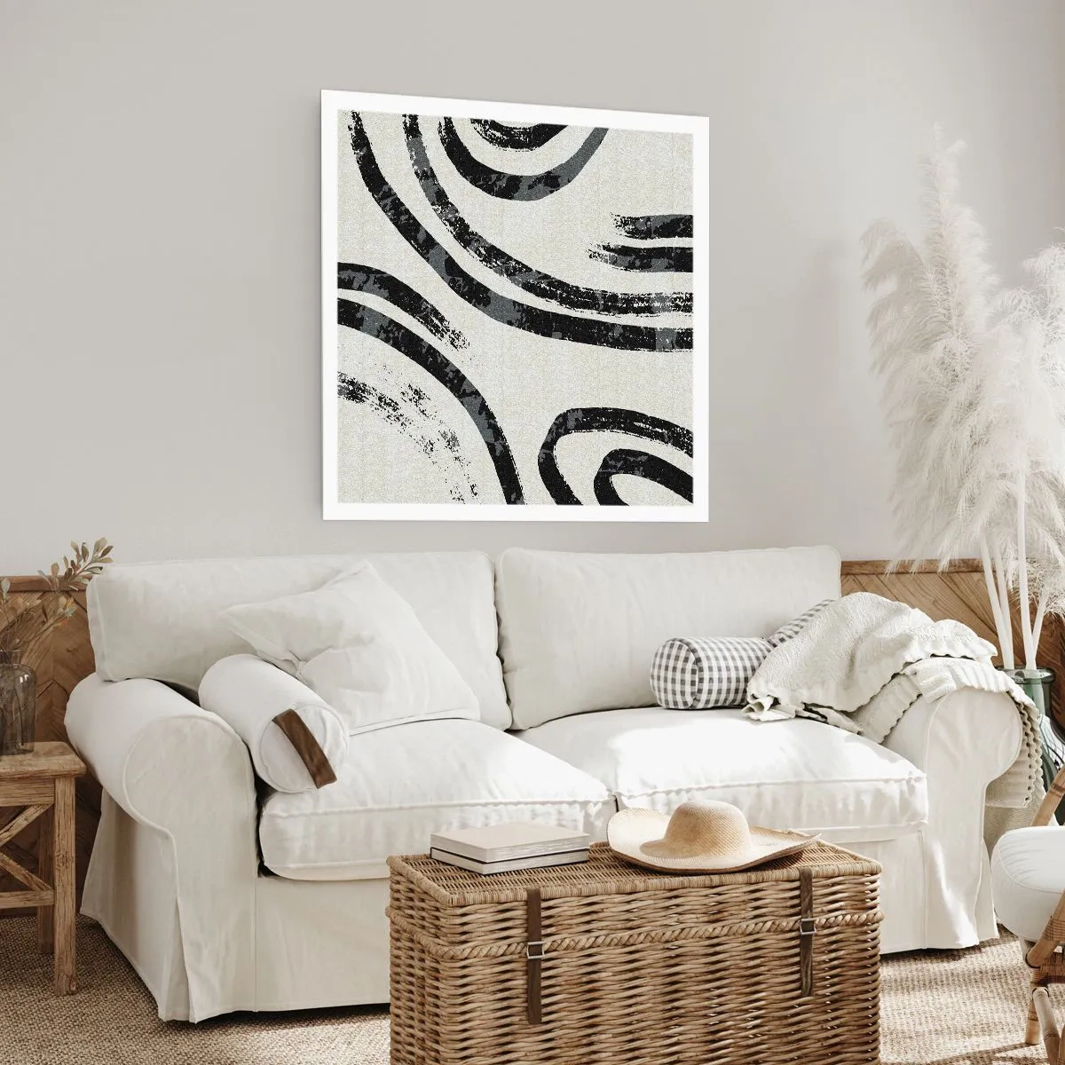 Poster - Interrotto a metà - 30x30 cm