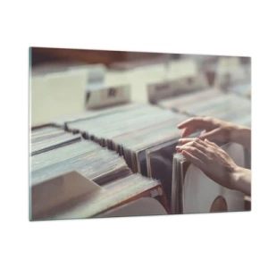 Quadro su vetro - Alla ricerca delle emozioni - 120x80cm - Alla ricerca di emozioni - Decorazione murale moderna per soggiorno e camera da letto ARTTOR