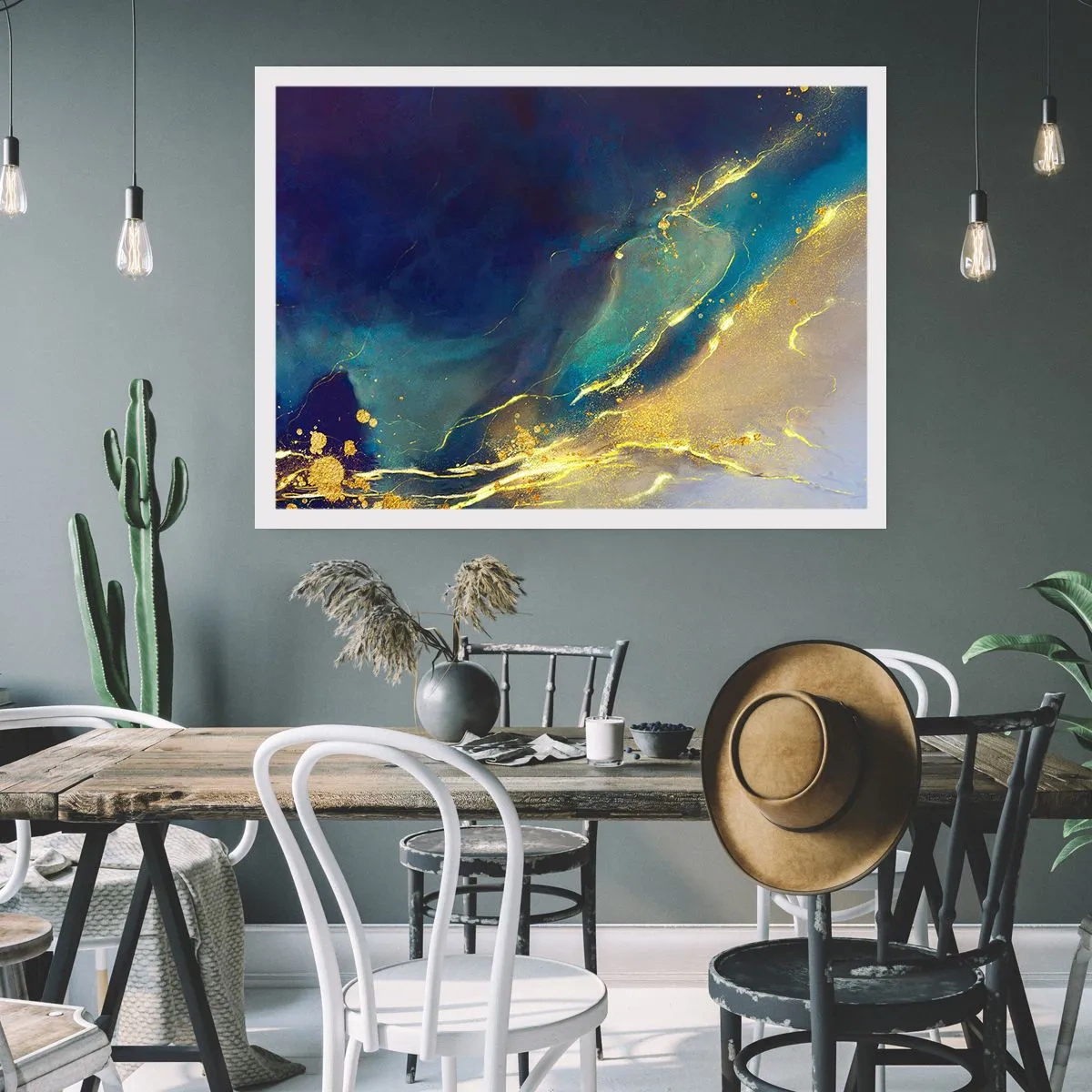 Poster - La palude dorata - 50x40 cm